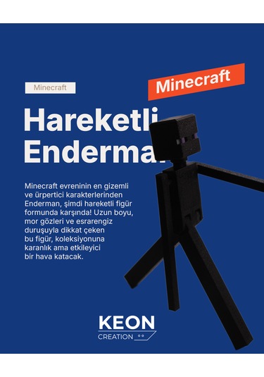 Hareketli Enderman Figür