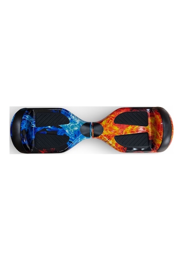 Elektrikli Kaykay Hoverboard Bluetooth Hoparlörlü RS-S5 Bicolor Flame Grafiti