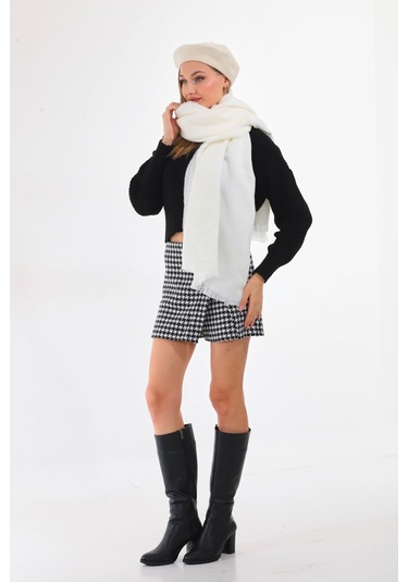 Keçe Ressam Atkı 2.li Set Ekru