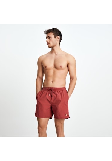 Ellesse Erkek Deniz Şortu Bordo Em190-brc 001