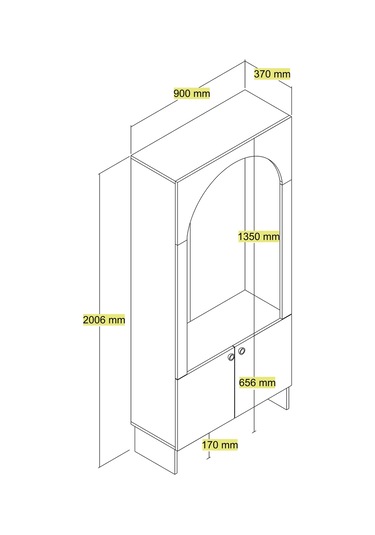 Palermo Portmanto K V105 - Krem / Yunus Krem / Yunus
