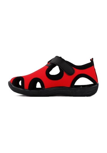 Slazenger UNNI Çocuk Cırt Cırtlı Kırmızı Sandalet