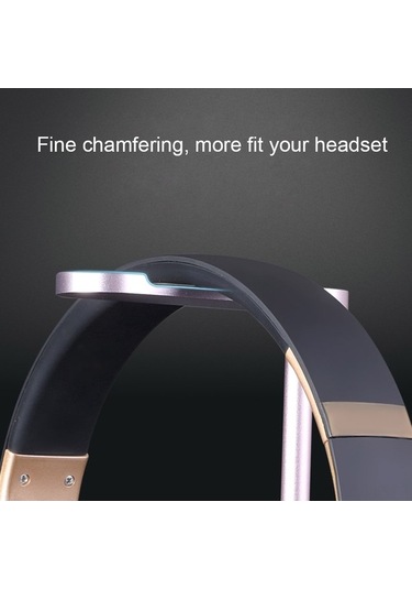 Novahub Taşınabilir Kulaklık Standı Alüminyum, Kaymaz Pembe, Dayanıklı, Ev & Ofis