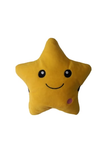 Polar Ortopedik Sarı Yıldız Yastık / Araç Seyahat  Yastığı