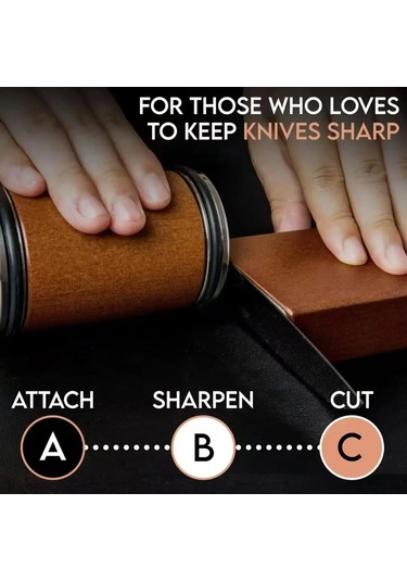 Liangmei Yeni Rolling Bıçak Bileyici Çift Taraflı Elmas Bileme