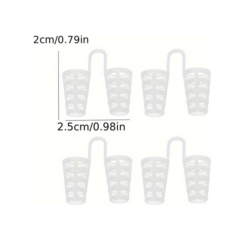 Chenkestoreone 30 Adet Mini Horlama Önleyici Cihaz, Burun Klipsi Daha İyi Uyku