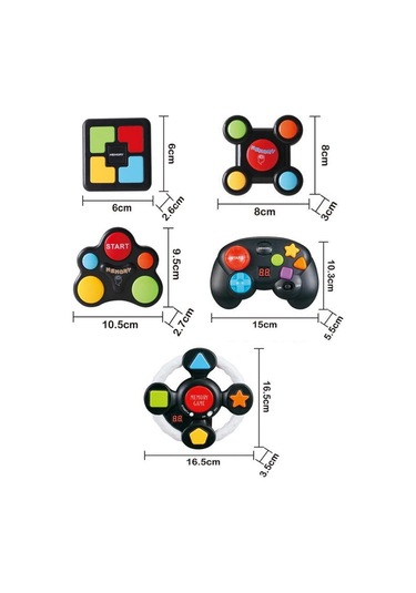 Children Educational Memory Training Game Machine, Style: Square