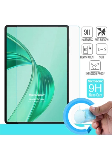 Microsonic Honor Pad X8a Nano Glass Cam Ekran Koruyucu