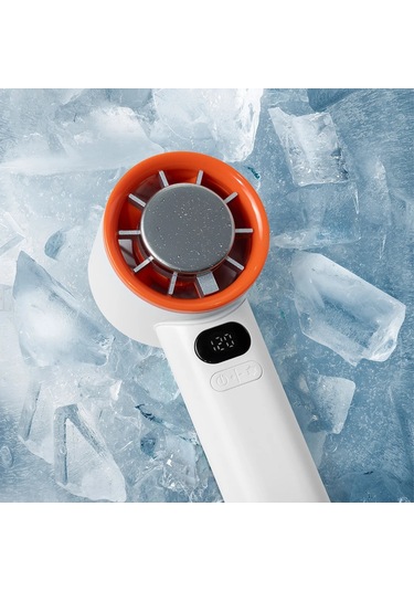 Yeni Mini El Fanı Taşınabilir Usb Şarj Edilebilir Elekikli Fanlar 120 Hızı B Whıte
