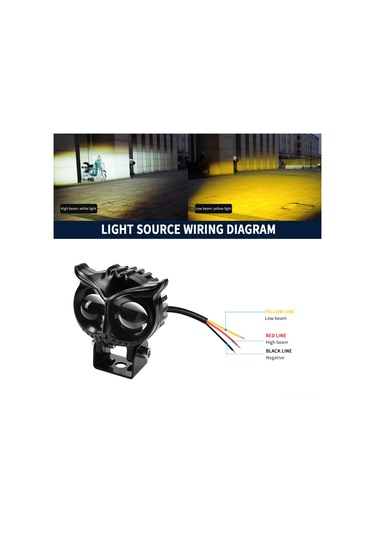 Monyee Alüminyum 30-45w 12-85v Ip65 Su Geçirmez Çift Led Far Beyaz-yellow Motosiklet Atv Suv İçin Bir Çift Siyah Konoid Mermi Şekli