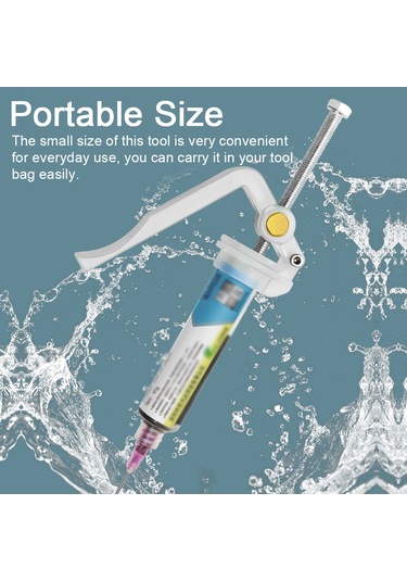 Yaozixa Portatif Plastik Lehim Macunu Enjektörü - El İle Kollü Lehim Aracı, Devre Tahtası Ve Telefon Tamiri İçin Verimli Lehimleme