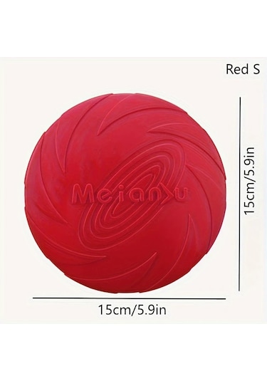 Primepickings 1 Adet Düz Renkli Köpek Eğitim Uçan Diski, Dayanıklı Çiğneme Oyuncağı Mor L