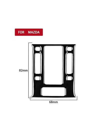 Mazda 3 Axela 2010-2013 Araba Acil Işık Anahtarı İçin Dekoratif Bir Etiket, Sol Ve Sağ Sürücü Evrensel 1 Adet