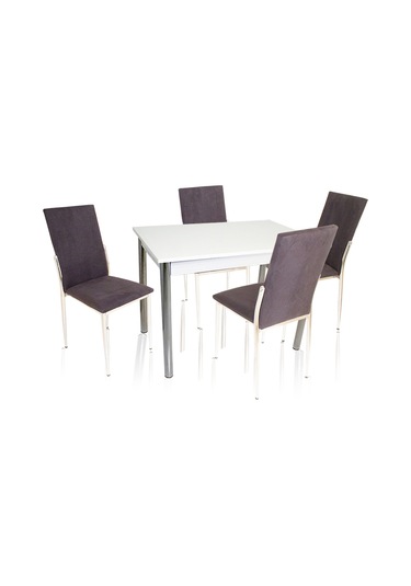 Beymobilya Akasya Gözde Mutfak Masa Takımı (Kumaş)