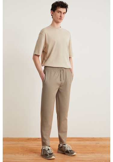 Grımelange Jeshua Erkek Regular Vizon Pantolon Vizon