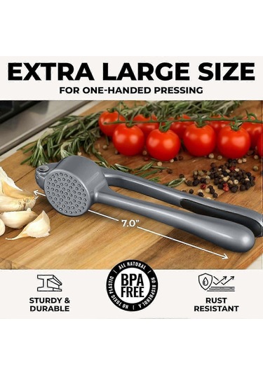 Büyük Premium Sarımsak Pres Seti - Daha Büyük Sarımsaklar İçin Da Çok Renkli