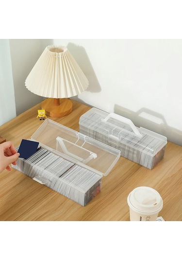 Şeffaf Idol Fotoğraf Saklama Kutusu Plastik Kpop Albümleri Fotoğraf Kartları Küçük Kart Koleksiyonu Organizatör Fotoğraf Kartı Tutucu Kutusu A