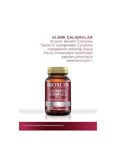 Bioxcin Keratin Complex 500 Mg 60 Tablet - Saç ve Tırnak Vitamini