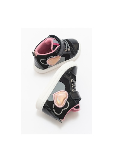 Mnpc Kız Çocuk Siyah Hakiki Deri Suya Dayanıklı Anatomik Günlük Bot 25k3b110442 Siyah