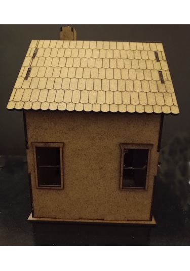 TLR hobi Tlrhobi Bahçeli Ev Ahşap Maket