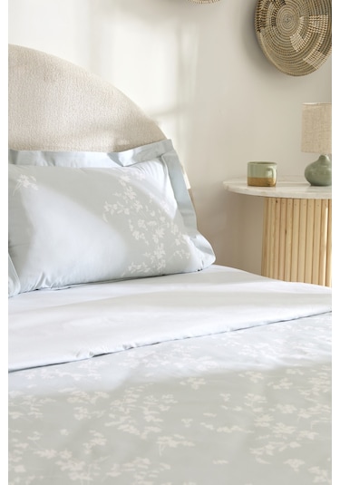 Kaşmir Home Fancy %100 Pamuk Çift Kişilik Nevresim Takımı Mint Mint