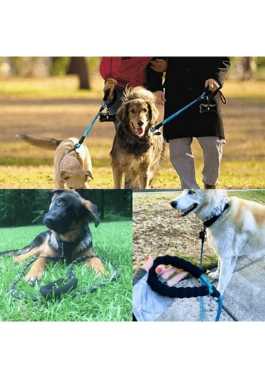 Technosmart Köpekler Için Gezdirme Tasması Reflektörlü 130 Cm Hal Siyah