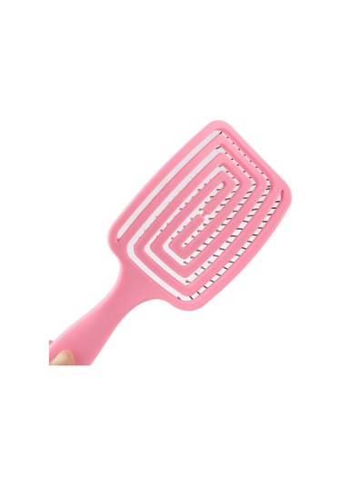 Land Of Myth LOM1272 Üç Boyutlu Esnek Saç Açma ve Tarama Fırçası Flexible Pro Brush Pembe