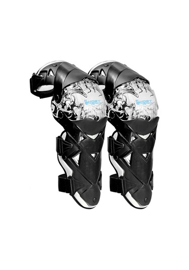 Suntek Motosiklet Dizlik Koruyucular Beyaz