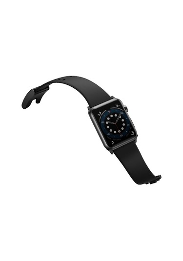 Baseus Slip-Thru iOS Uyumlu Watch 7 45Mm 6-5-4 44Mm Silikon Kordon Ka-Siyah (119929035)
