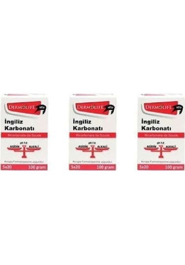 Ingiliz Karbonatı 3 X 100 G 3 Lü Set