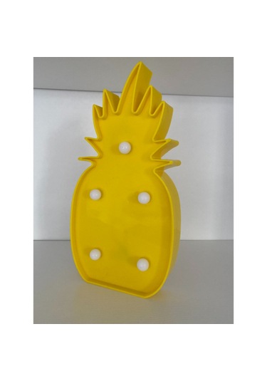 Ananas Figürlü Led Lamba Sarı Renk Çok Renkli