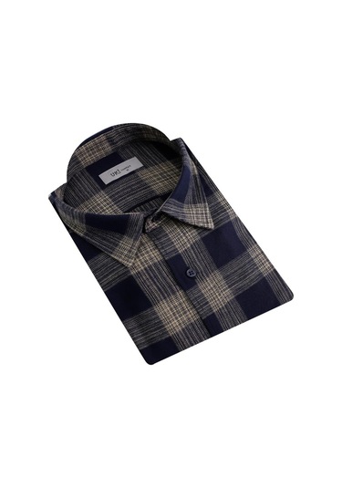 Uki Lacivert Comfortfir Oduncu Gömlek Lacivert