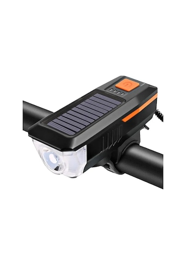 Mufunye Yeşil Güneş Enerjili Şarjlı Farenin, Yüksek Lümenli Işık Ve Güç Göstergeli, Gece Sürüşü İçin Yüksek Tizli Hoparlör Lambası Yeşil