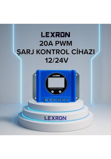 Lexron  20A Pwm Şarj Kontrol Cihazı