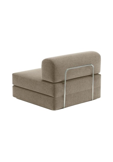 Modüler Legom Tekli Koltuk Sütlükahve