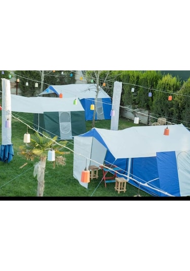 Doğa Kamp3 Odalı Mutfaklı Kamp Çadırı Çok Renkli