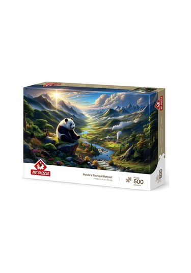 Pandanın Huzur Durağı 500 Parça Puzzle