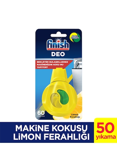 Finish Deo Bulaşık Makinesi Kokusu Limon 60 Yıkama 31 G