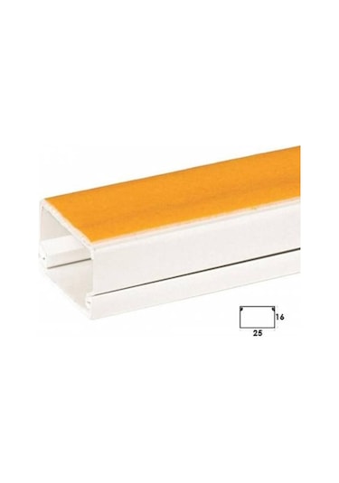 Kablo Kanalı 25X16 Yapışkanlı (50 Boy 100 Metre)