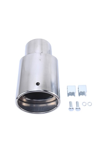 6046 Araba Otomobil Egzoz Borusu Susturucu Modifikasyonu Paslanmaz Çelik Kuyruk Boruları İç Çap 61mm