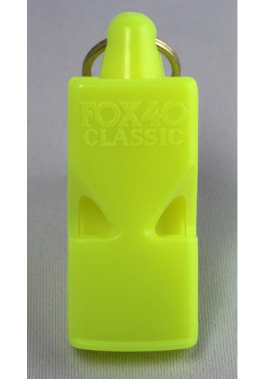 Fox 40 Classic Safety Düdük Neon Sari - Bileklikli 9935-1300 Çok Renkli