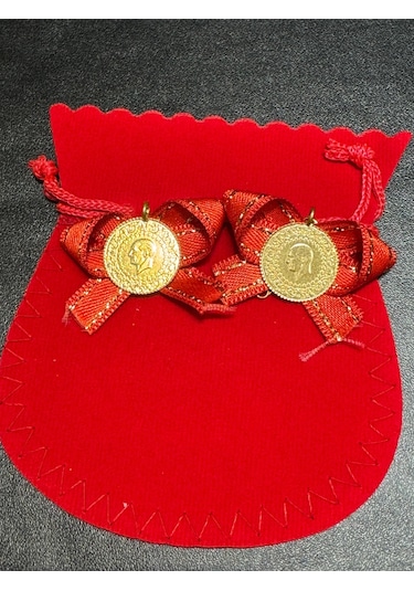 Vıctorıa Gold 2 Adet Çeyrek Altın Yeni Tarihli 2025 Kulplu 22 Ayar