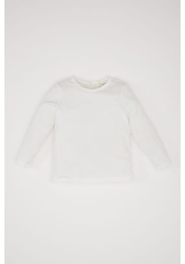 DeFacto Kız Bebek 2'li Takım Bisiklet Yaka Uzun Kollu Üst Askılı Salopet Elbise D9326A525SPPN444 Pembe DeFacto Kız Bebek 2'li Takım Bisiklet Yaka Uzun Kollu Üst Askılı Salopet Elbise D9326A525SPPN444 Pembe