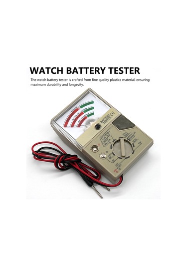Xindoker Saat Pil Test Cihazı - Pil Durumu Hızlı Ve Doğru Ölçüm Aleti - Saat Tamiri İçin Pratik Araç