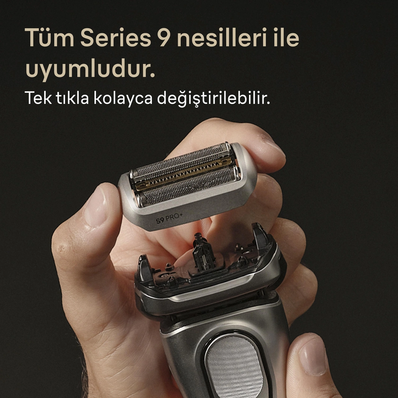 Braun Series 9 Pro+ Elektrikli Tıraş Makinesi Yedek Başlığı, 96m