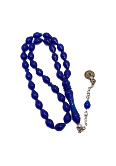 Han Ticarethane Lacivert Renk Toz Kehribar Tesbih