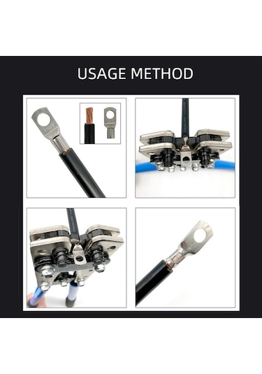 Pazly Alüminyum Kablo Pense 6-50mm² - Ergonomik, Kaymaz Kıskaç Turuncu Turuncu