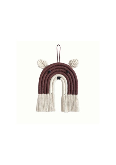 Tilki Ayı Gökkuşağı Geyik Makrome El Dokuma Çocuk Odası Bulut Odası Goblen Dekor Fx