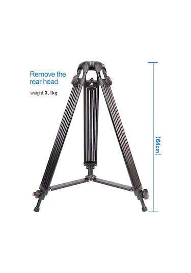 Jieyang Jy0508A Hidrolik Çantalı Video Tripod