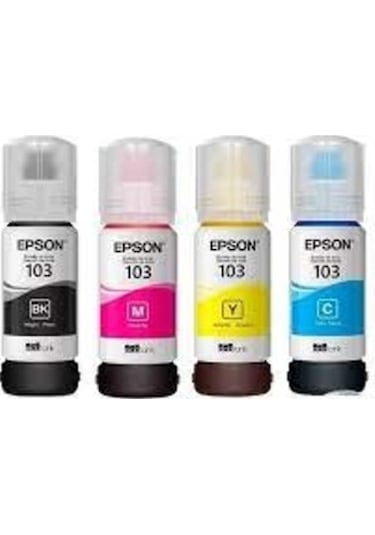 Epson 103 Ecotank 4 Renk Takim Mürekkep - L1110/L3110/L3